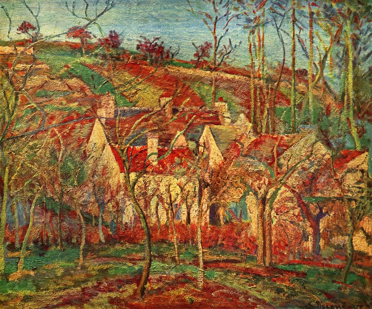 Il Frutteto, Côtes Saint - Denis a Pontoise, 1877, Museo d'Orsay, Parigi